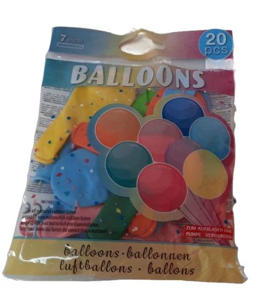 Balóny barevné 20ks mix
