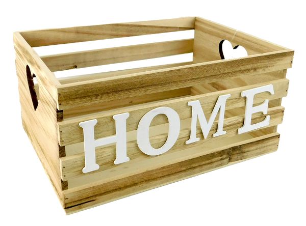 Box dřevo 31x23x15cm Home