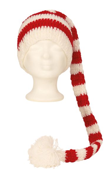 Santa čepice pletená 24 cm