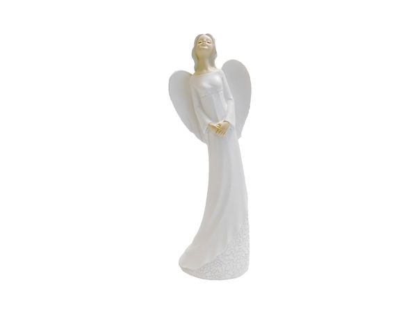 Anděl vysoký, bílý 3Ocm