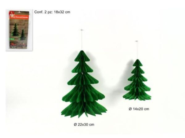 Stromek vánoční závěsný 2ks