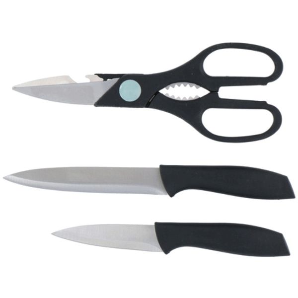 Nůž 2ks + nůžky