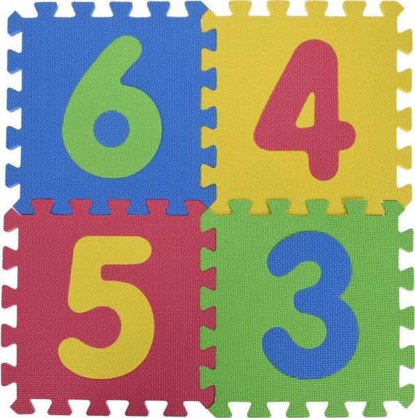 Puzzle pěnové čísla 9ks