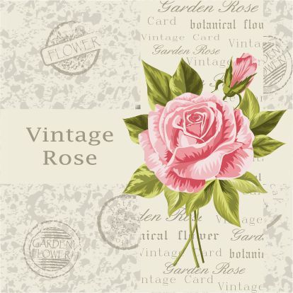 Ubrousky Kolekce Vintage rose