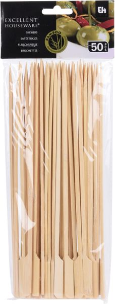Napichovátka 25cm 50ks bambus