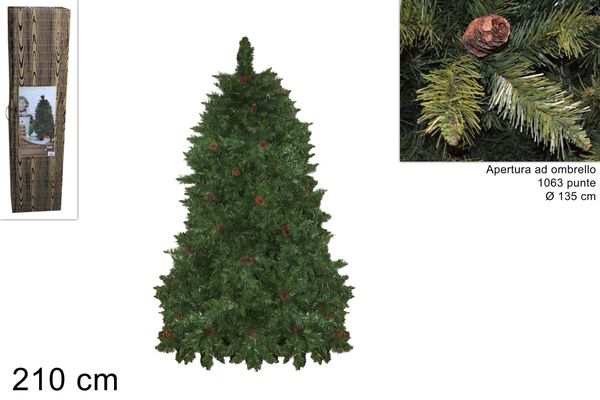 Stromeček vánoční 210cm