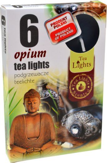 Svíčky čajové 6ks opium