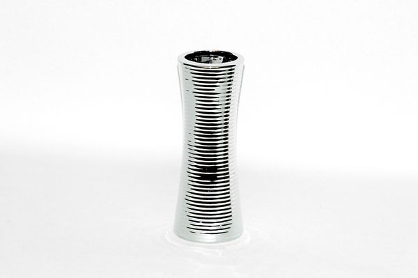 Váza pásek stříbrná metalická
