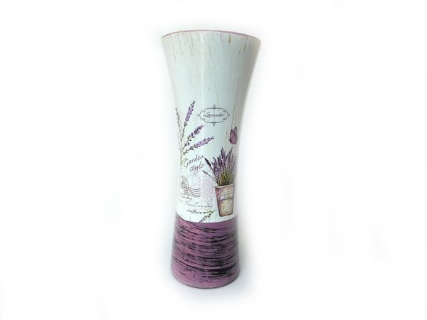 Váza keramika s dekorem 29cm